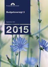 Budgetoversigt 3, september 2015