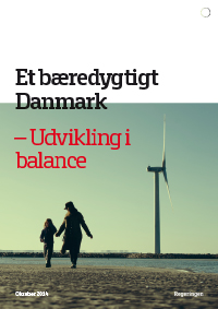 Forsidebillede til publikationen Et bæredygtigt Danmark - udvikling i balance