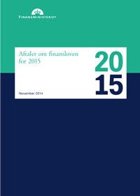 Omslagsforside til aftaler om finansloven for 2015