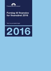 Forslag til finanslov for finansåret 2016