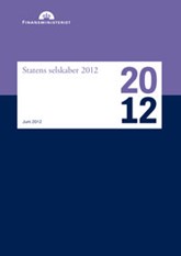 Forside til publikationen Statens selskaber 2012