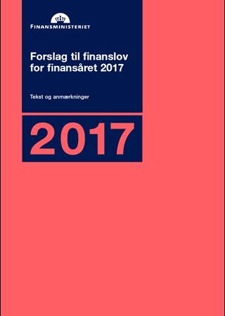 Forslag til finanslov for finansåret 2017