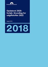 Opdateret 2025-forløb: Grundlag for udgiftslofter 2022