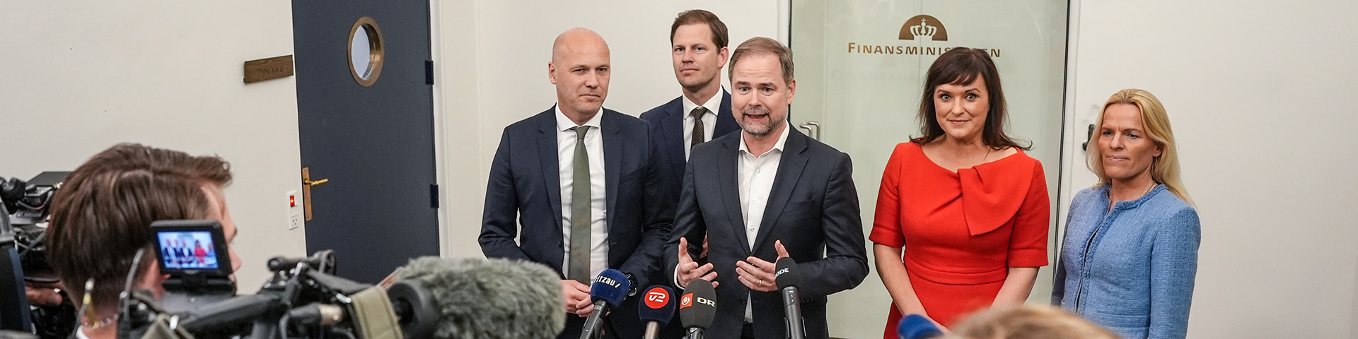 Doorstep i Finansministeriet vedr. økonomiaftaler for 2026 med Danske Regioner