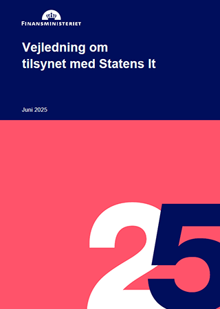 Forsidebillede Vejledning om tilsynet med Statens It
