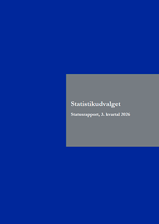 Forsidebillede til Statistikudvalgets statusrapport 3. kvartal 2026