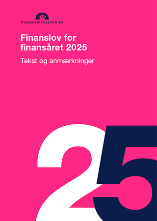 Forside til Finanslov for finansåret 2025