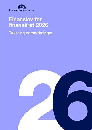 Forside til Finansloven for 2026
