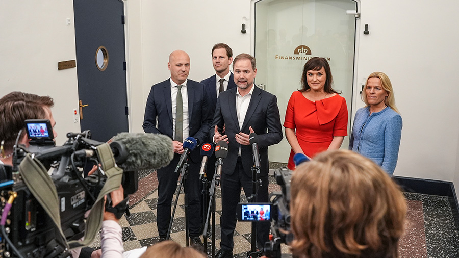 Doorstep i Finansministeriet vedr. økonomiaftaler for 2026 med Danske Regioner