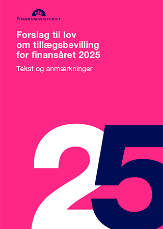 Forside til Forslag til lov om tillægsbevilling for finansåret 2025