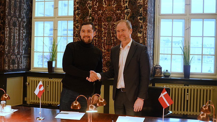 Múte B. Egede og Nicolaj Wammen