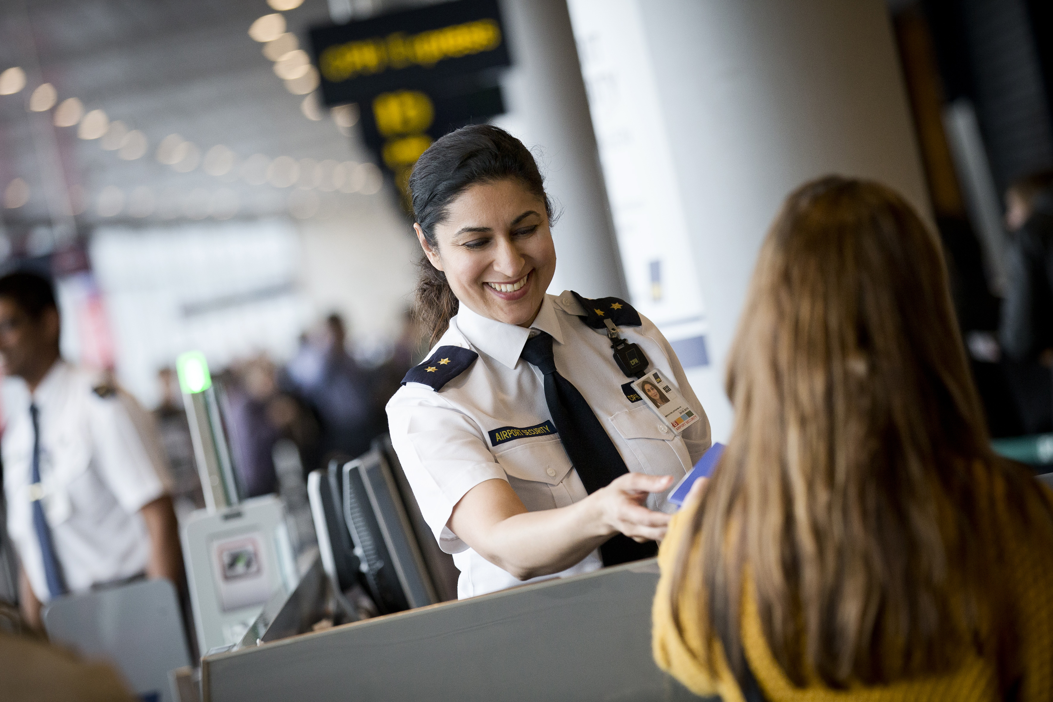 Medarbejder i Københavns lufthavn